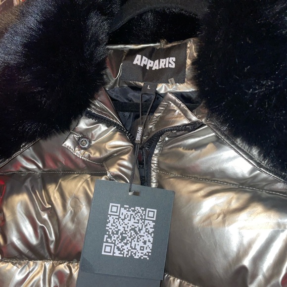 Apparis Metallic Ski Winter Jacket - Picture 2 of 3